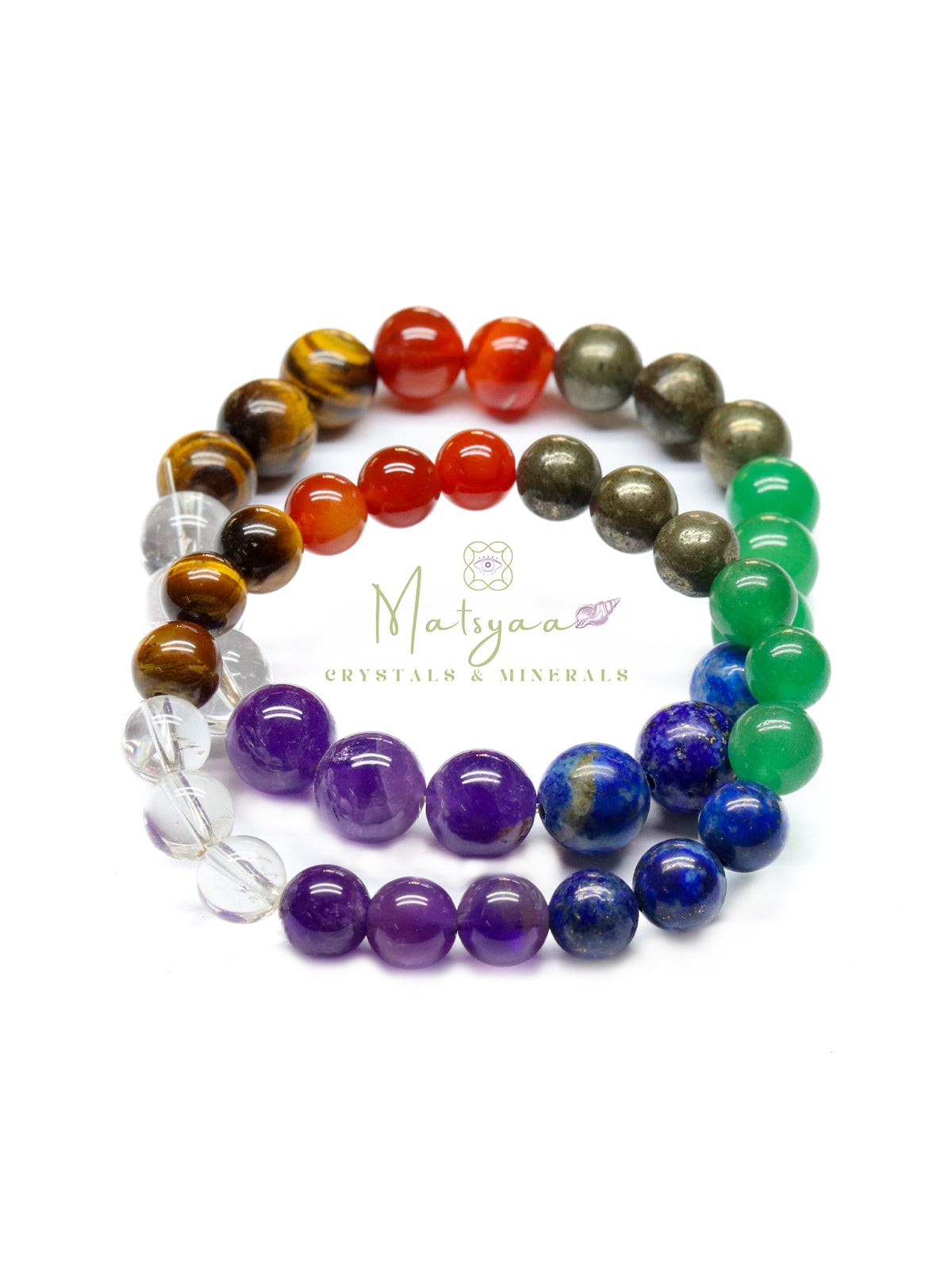 Natural 7 Chakra Bracelet – Balance • Clarity • Healing