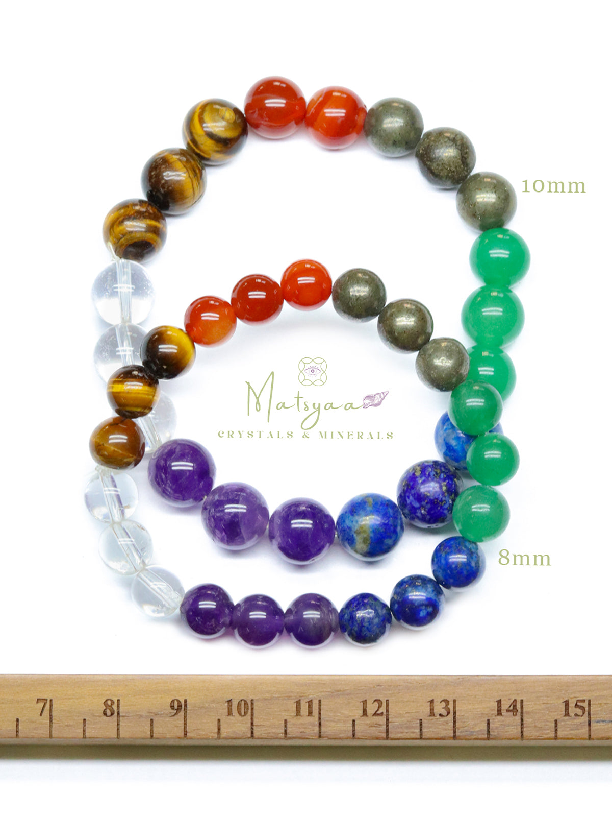 Natural 7 Chakra Bracelet – Balance • Clarity • Healing