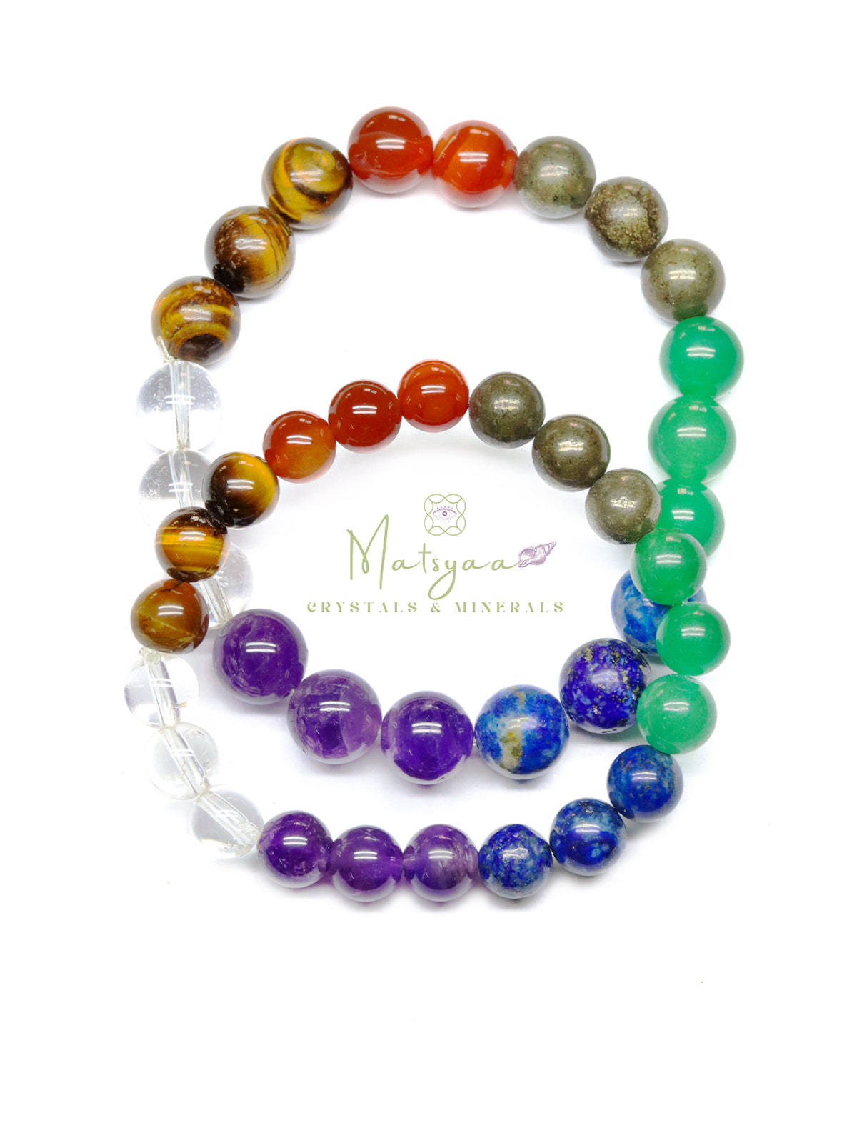 Natural 7 Chakra Bracelet – Balance • Clarity • Healing