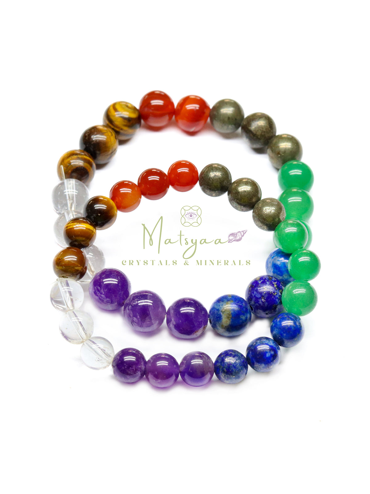 Natural 7 Chakra Bracelet – Balance • Clarity • Healing