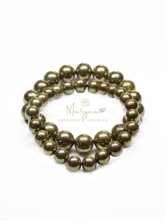 Natural Pyrite Bracelets